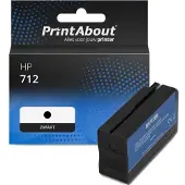 PrintAbout Huismerk HP 712 (3ED70A) Inktcartridge Zwart