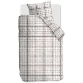 Rivièra Maison Dekbedovertrek Brody Zand Flanel-140 x 200 / 220 cm | 1-Persoons