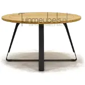 Taste by 4 Seasons Tuintafel Basso Teak 130 cm Rond