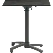 SenS-Line Julia HPL bistro table 70x70cm grey