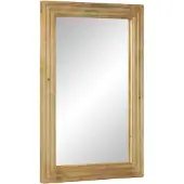 vidaXL Badspiegel, bruin, 50x70x2,5 cm, massief mangohout