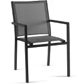 Gescova 97293 Bari Stacking Chair Charcoal