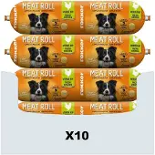 Fokker 10x Meat Roll Hondenvoer Nat Kip - Zalm 800 Gr