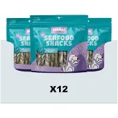 Braaaf 12x Hondensnack Rol Sticks Zalm 12 cm 175 gr