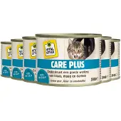 VITALstyle 6x Kattenvoer Blik Care Plus 200 gr