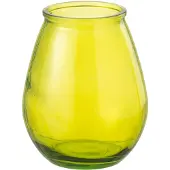 J-Line Vase egg glass yellow small