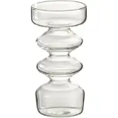 J-Line Vaas luna glas transparant small