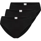 Sloggi GO Daily Cotton Tai 3P Dames Onderbroek - ZWART -