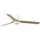 Faro Punt Tub M (Ø132cm) Plafondventilator White | Maple | LED