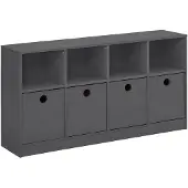 Loft 24 Alpi-Boekenkast - 4-laden - Grijs