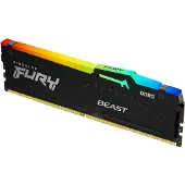 Kingston FURY Beast RGB Zwart 16GB DDR5-6000 EXPO DIMM-hoofdgeheugen, CL36-44-44, 1,35V