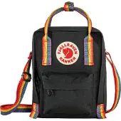 Fjall Raven Schoudertas ' Kanken Rainbow Sling ' oranje / karmijnrood / zwart