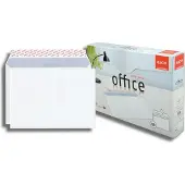 Elco Office Enveloppen Zonder Venster C4 324 (B) x 229 (H) mm Kleefstrip Wit 120 g/m² 50 Stuks