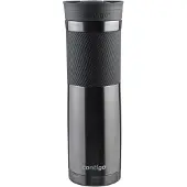 CONTIGO Byron Snapseal thermosbeker - Gunmetal - roestvrijstalen isoleerbeker, koffiebeker-to-go, lekvrij, houdt tot 7 uur warm, vaatwasserbestendig BPA-vrij deksel, 720 ml