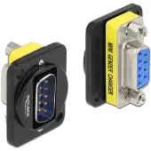 DeLOCK D-type module DB9 stekker op DB9 connector -