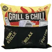 Hergo Sofahelden Outdoor-Kissen 43 x 43 cm Grill & Chill