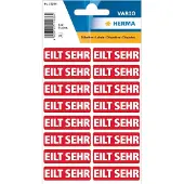 Herma 15036 Tekst labels "Eilt sehr" (Duits) 12 x 40 mm 320 st