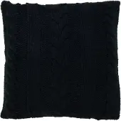J-Line Kussen twist polyester zwart