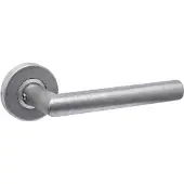 Intersteel Deurklink Jura rond RVS getrommeld
