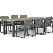 Santika Furniture Santika Zaga/Veneto 230 cm dining tuinset 7-delig