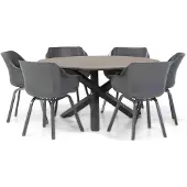 Hartman Sophie element/Ancona 150 cm rond dining tuinset 7-delig