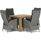 Garden Collections Lincoln/Brighton 100 cm dining tuinset 5-delig