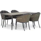 Santika Furniture Santika Tika/Matale 180 cm dining tuinset 5-delig