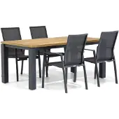 Lifestyle Garden Furniture Lifestyle Ultimate/Veneto 180 cm dining tuinset 5-delig