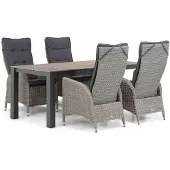 Garden Collections Lincoln/Valley 180 cm dining tuinset 5-delig