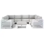Santika Furniture Santika Jaya loungeset U-vorm 9-delig