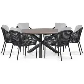 Coco Puerto/Ancona 150 cm dining tuinset 7-delig