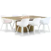 Lifestyle Garden Furniture Lifestyle Salina/Seaside 220 cm dining tuinset 7-delig