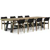 Lifestyle Garden Furniture Lifestyle Dallas/Trente 330 cm dining tuinset 9-delig