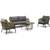 Coco Nathan/Pacific 60 cm stoel-bank loungeset 4-delig