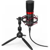 Endorfy Microfoon USB - - Solum Streaming T - Dempknop - Schokbestendige standaard - Plug&amp;Play