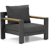 Lifestyle Garden Furniture Lifestyle Milano lounge tuinstoel antraciet
