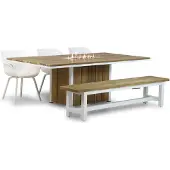 Hartman Sophie element/Los Angeles/Seaside 220 cm dining tuinset 5-delig