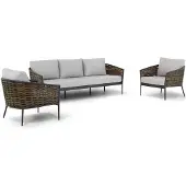Coco Palm stoel-bank loungeset 3-delig
