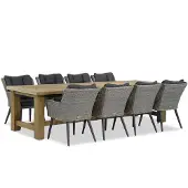 Garden Collections Boston/Fourmile 300 cm dining tuinset 9-delig