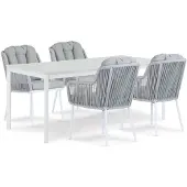 Santika Furniture Santika Tendenza/Como 180 cm dining tuinset 5-delig