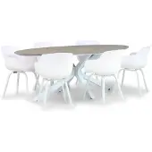 Lifestyle Garden Furniture Lifestyle Salina/Panama 220 cm dining tuinset 7-delig