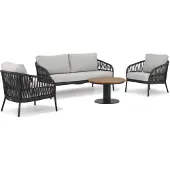 Coco Puerto/Salerno 80 cm stoel-bank loungeset 4-delig