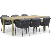 Santika Furniture Santika Novita/Weston 210 cm dining tuinset 7-delig