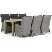 Garden Collections Kingston/Weston 210 cm dining tuinset 7-delig