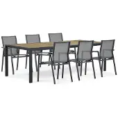 Lifestyle Garden Furniture Lifestyle Fiora/Valence 240 cm dining tuinset 5-delig
