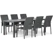 Presto Ricadi/Madras 220 cm dining tuinset 7-delig