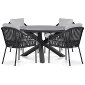 Coco Puerto/Livorno 125 cm dining tuinset 5-delig