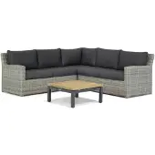 Garden Collections Giardino/Riviera 75 cm hoek loungeset 4-delig
