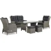 Garden Collections New Castle dining loungeset 6-delig