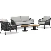 Coco Puerto/Salerno 45/60 cm stoel-bank loungeset 5-delig